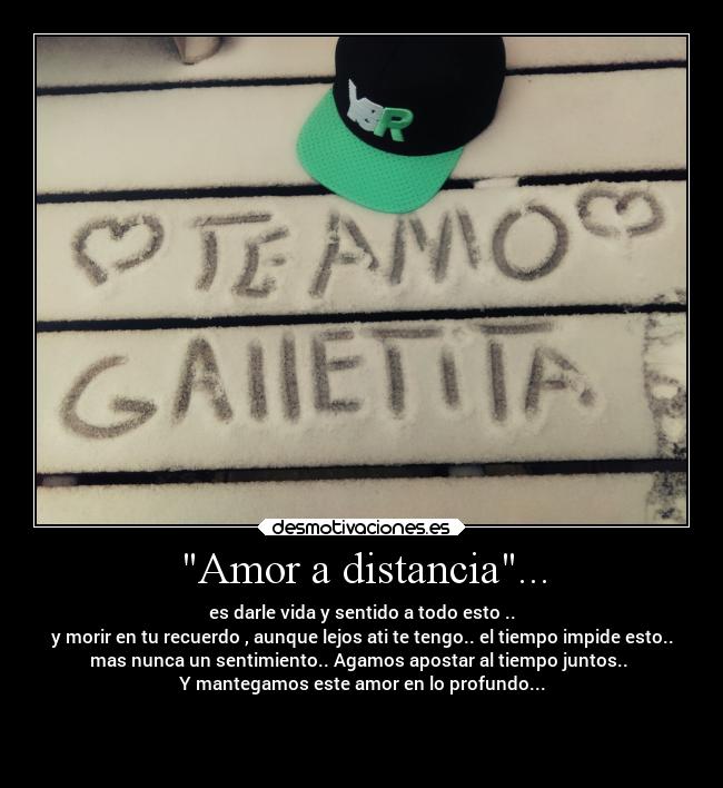 Amor a distancia... -
