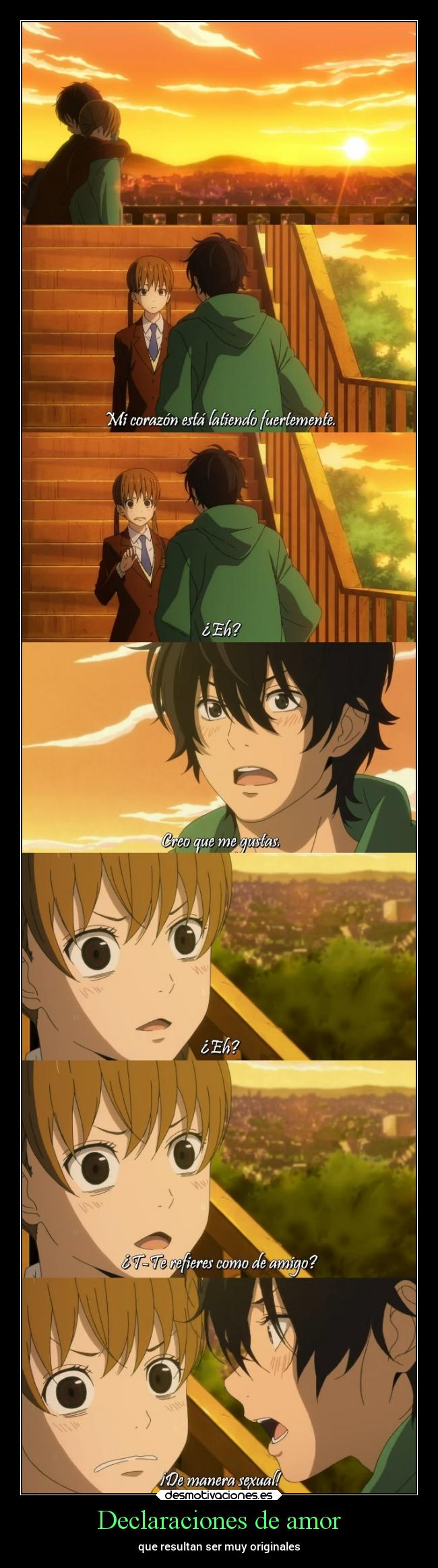 Declaraciones de amor - que resultan ser muy originales