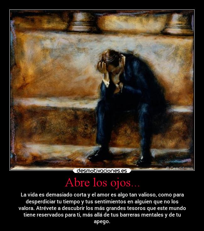 Abre los ojos... -