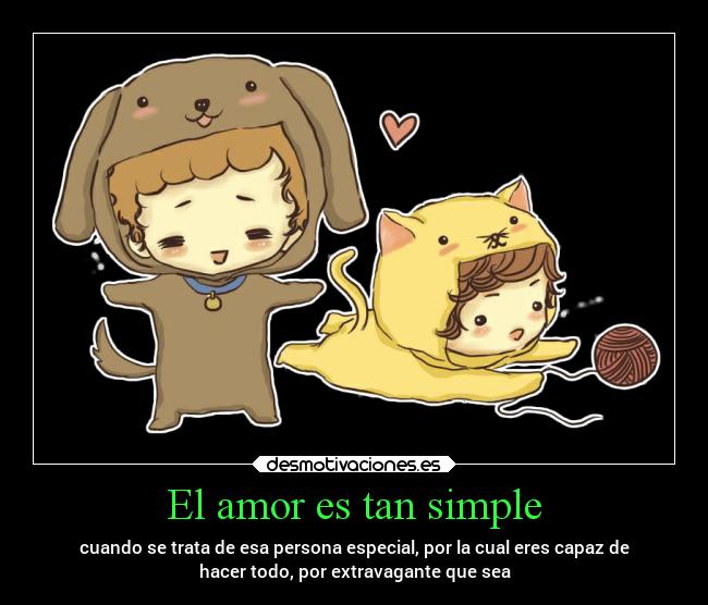 El amor es tan simple - 