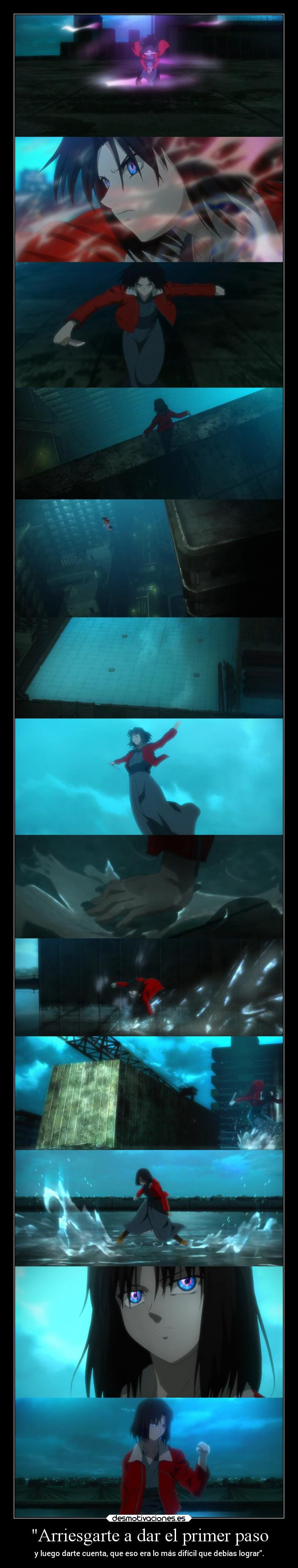 Arriesgarte a dar el primer paso - 