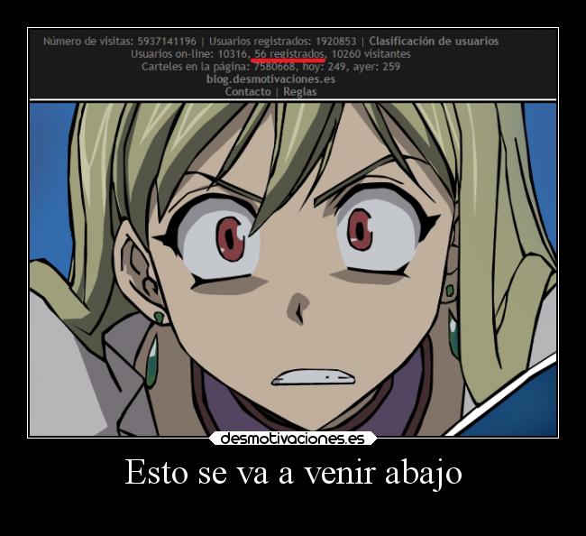 Esto se va a venir abajo -