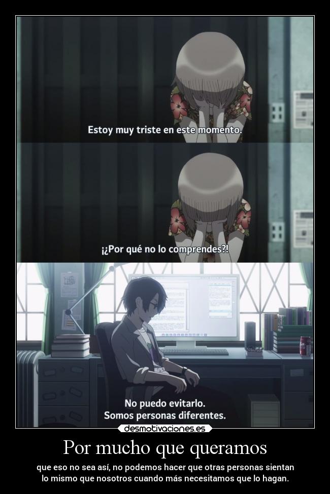 Por mucho que queramos - 