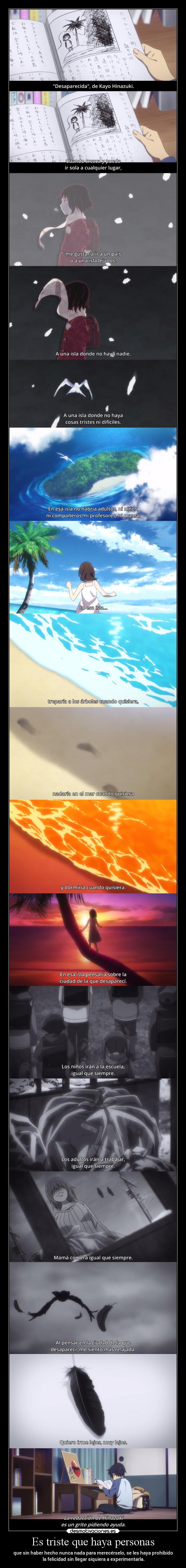 Es triste que haya personas - 