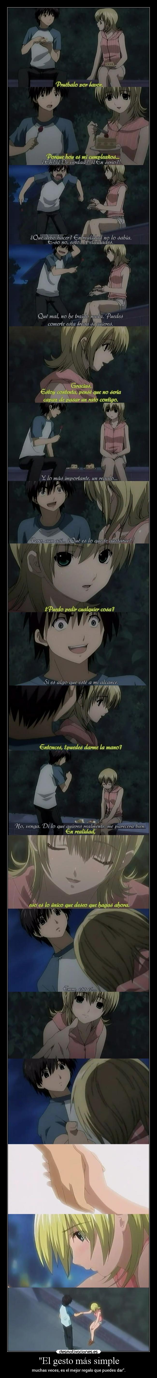 El gesto más simple - 