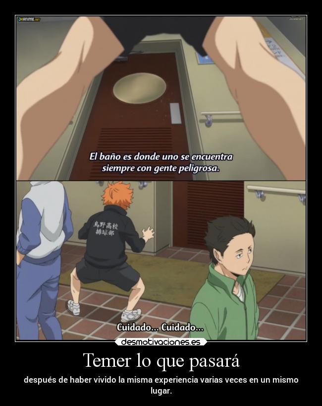 carteles anime haikyuu pobrehinata siempre situaciones cuidado desmotivaciones