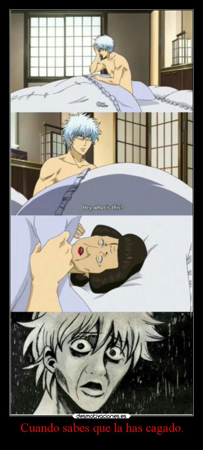 Cuando sabes que la has cagado. - 