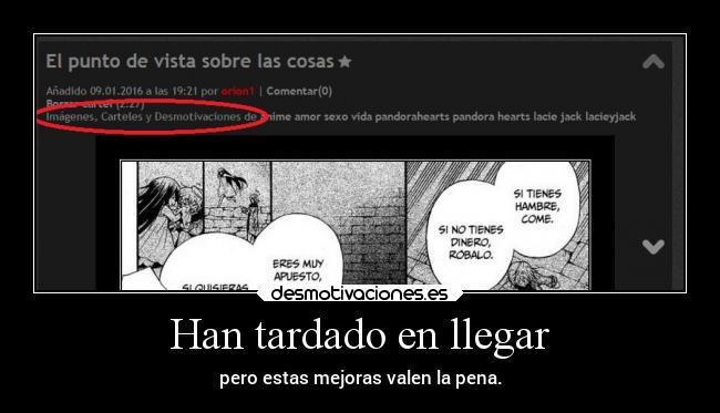 Han tardado en llegar - 