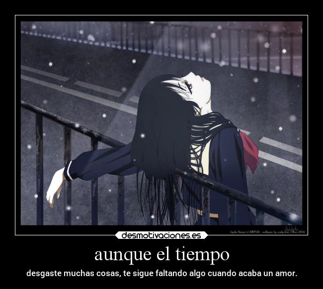aunque el tiempo - 