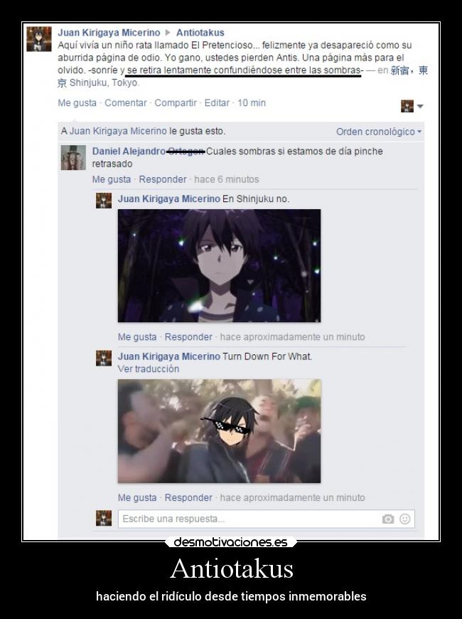Antiotakus - haciendo el ridículo desde tiempos inmemorables