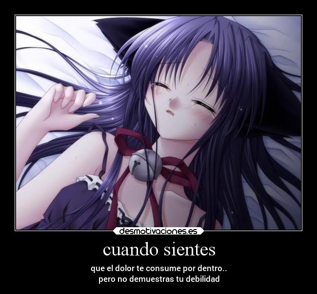 cuando sientes -