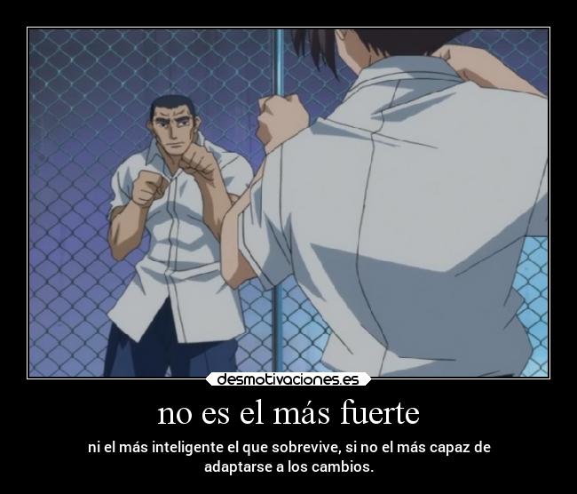 no es el más fuerte - 