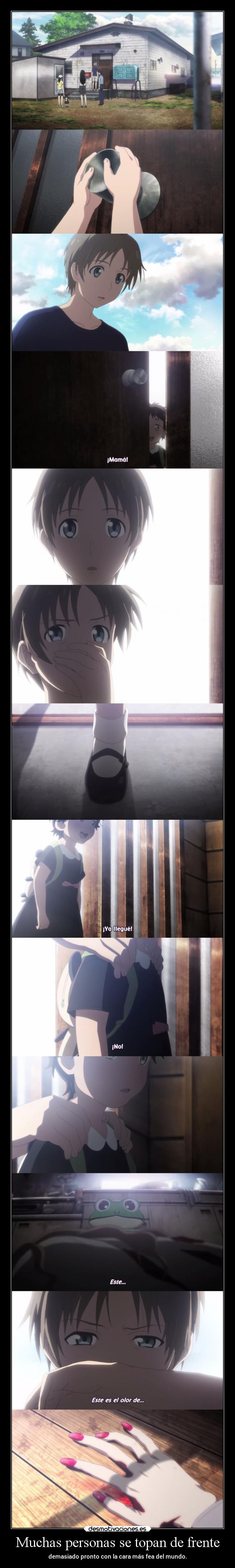 Muchas personas se topan de frente - 