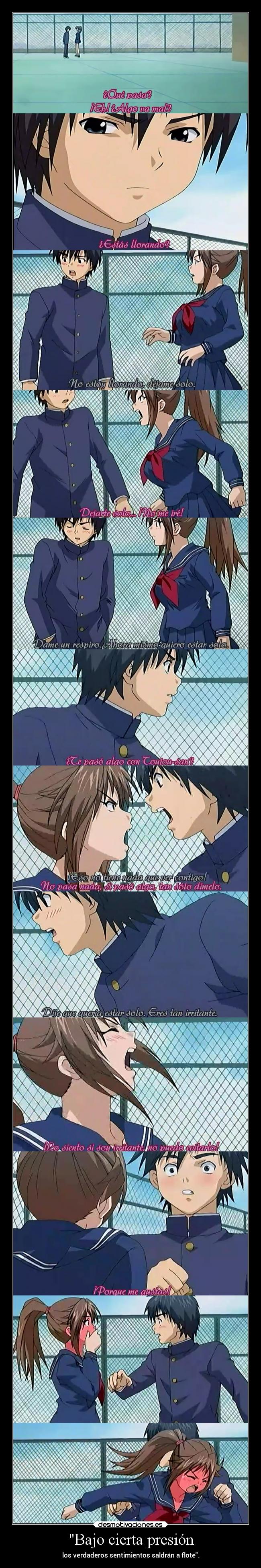 carteles anime sentimientos momento projectd verdad surgir raptorhunters discutir desmotivaciones