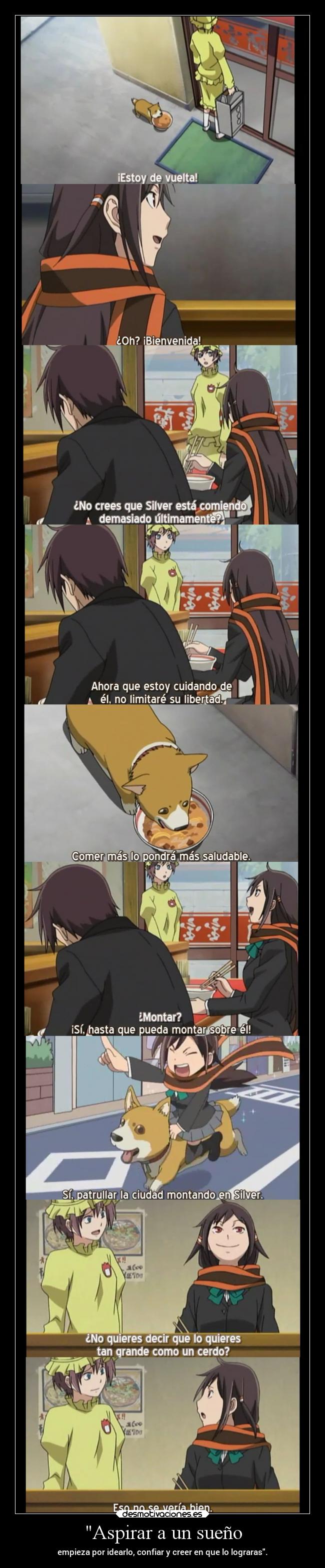 Aspirar a un sueño -