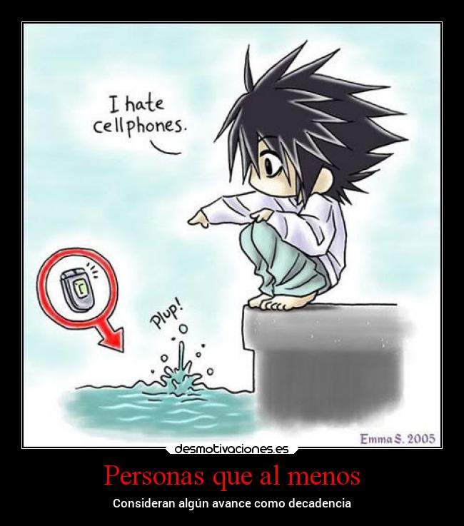 carteles anime tecnologia ldeathnote desmotivaciones