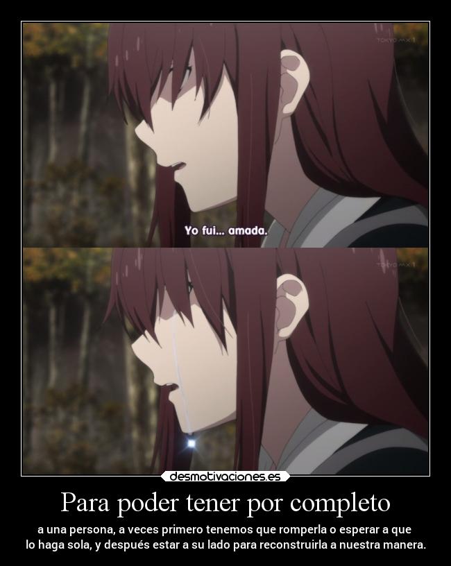 Para poder tener por completo - 