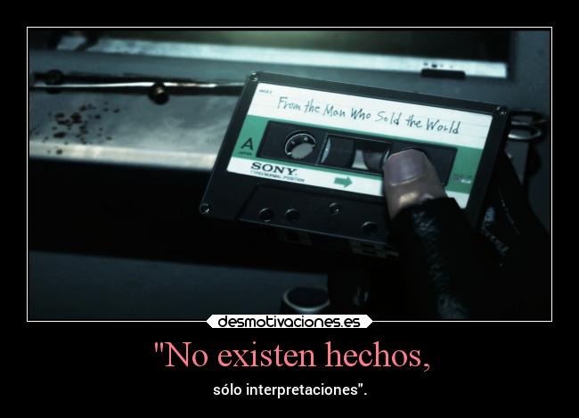 No existen hechos, - 