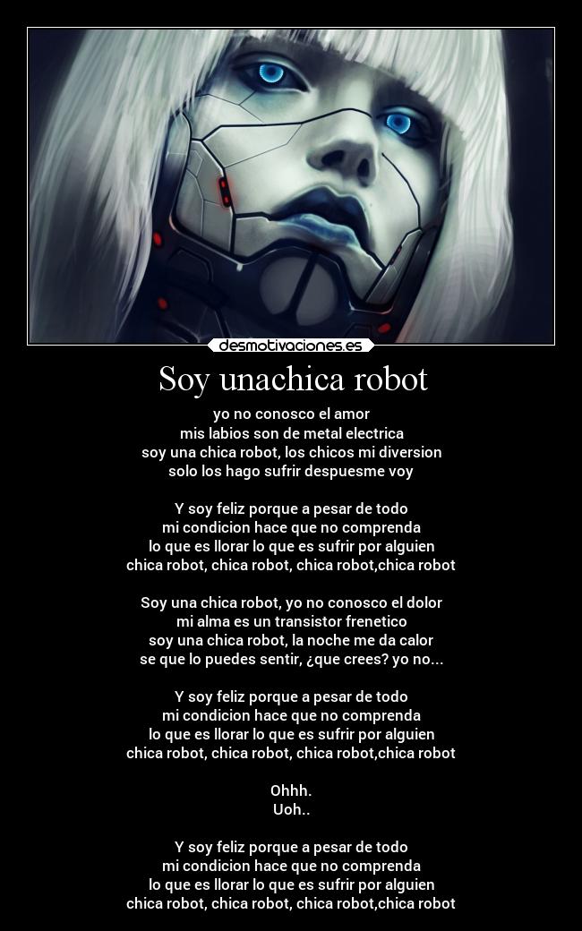 Soy unachica robot -