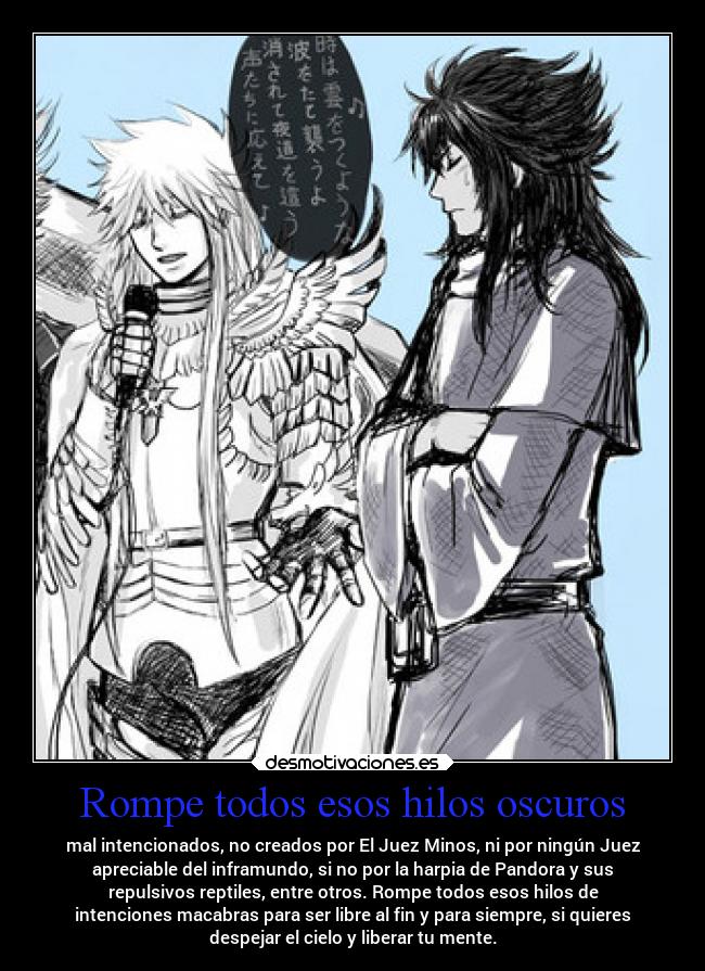 Rompe todos esos hilos oscuros - 