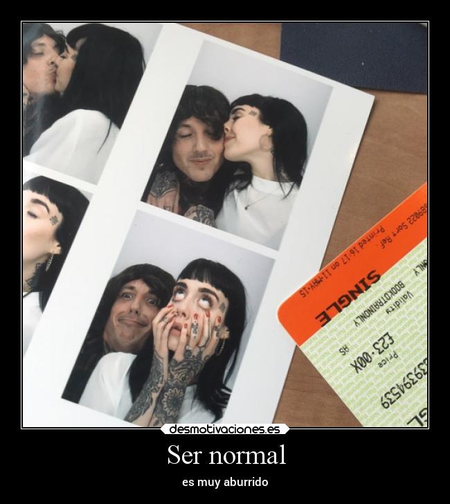 Ser normal -