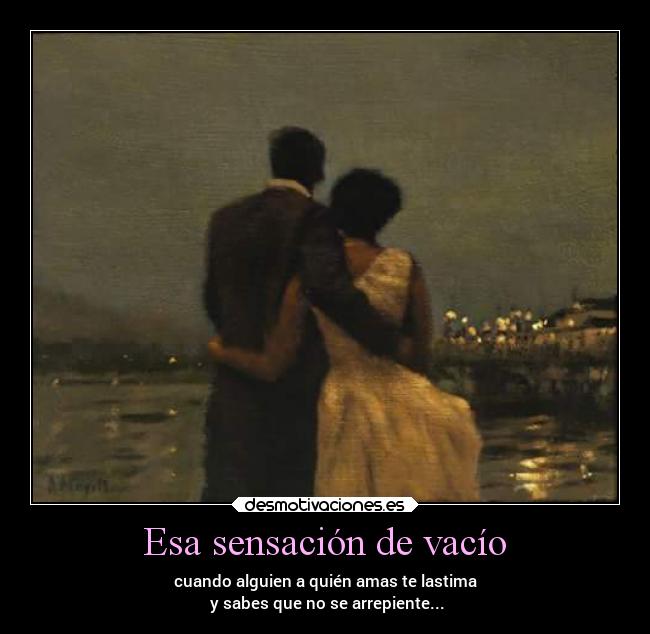 Esa sensación de vacío - 