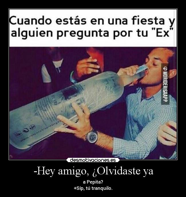 -Hey amigo, ¿Olvidaste ya - 