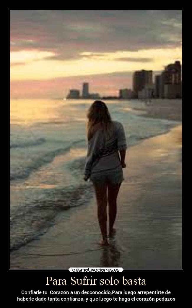 Para Sufrir solo basta -