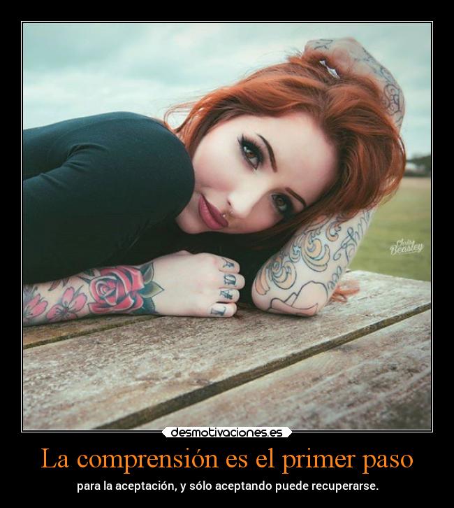 La comprensión es el primer paso -