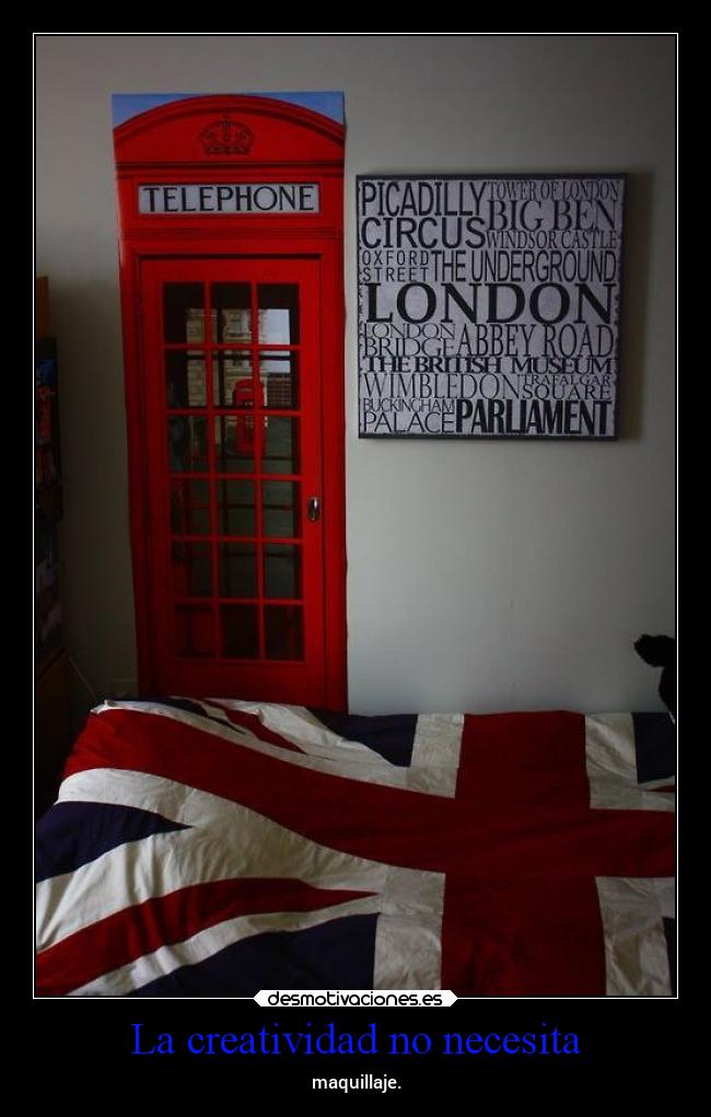 La creatividad no necesita -