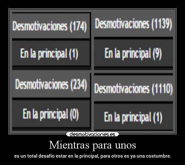 Mientras para unos - 