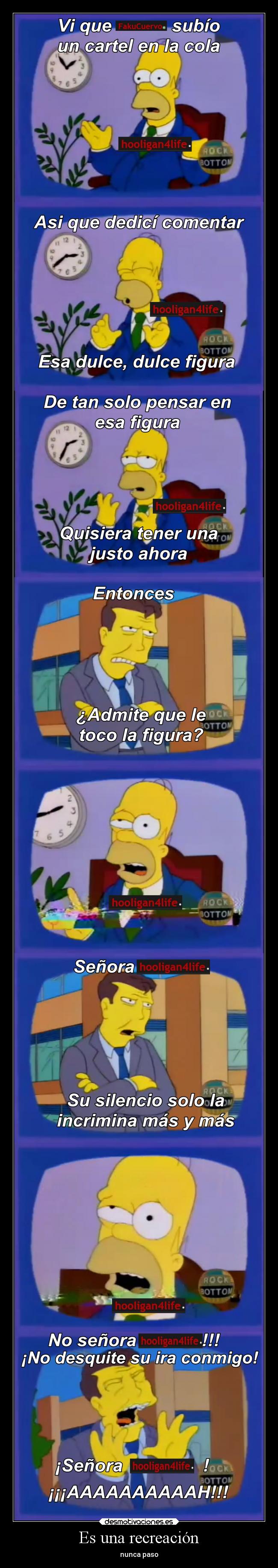 Es una recreación - 