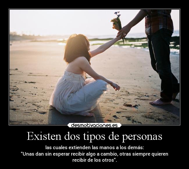 Existen dos tipos de personas -