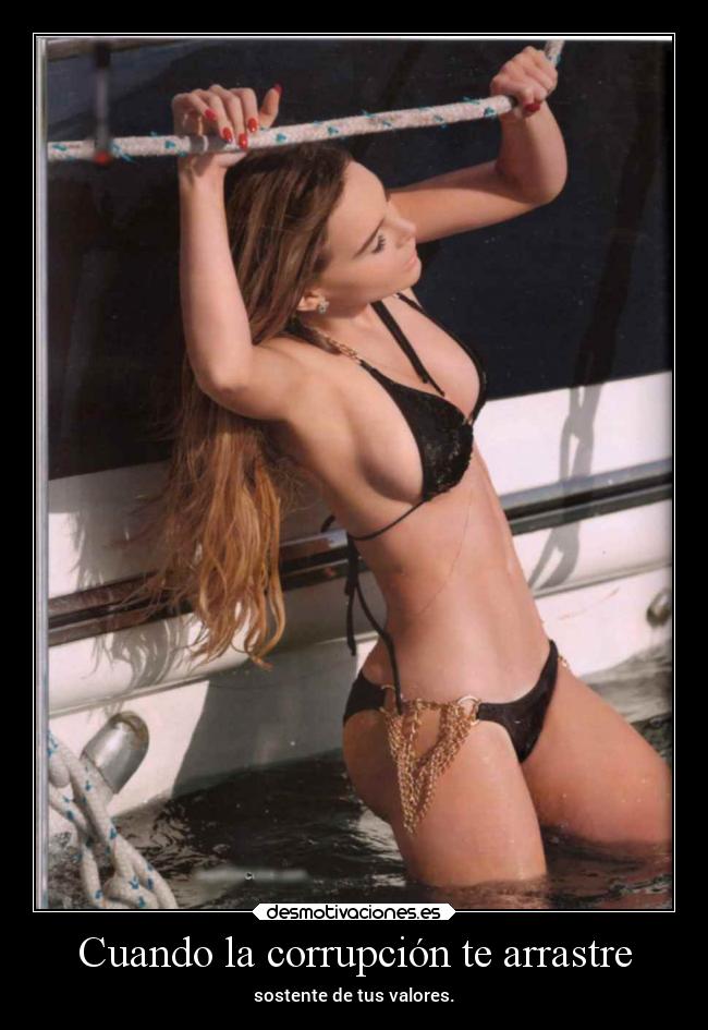 Cuando la corrupción te arrastre - sostente de tus valores.