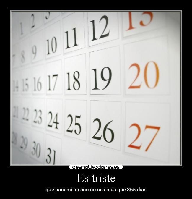 Es triste -