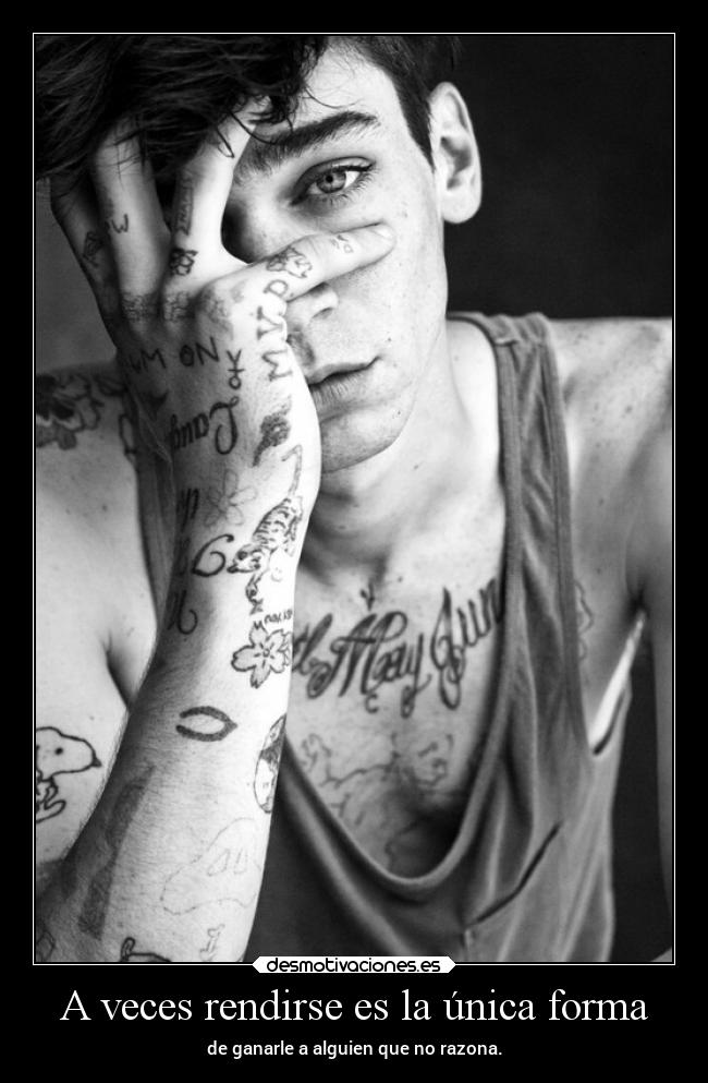 A veces rendirse es la única forma -