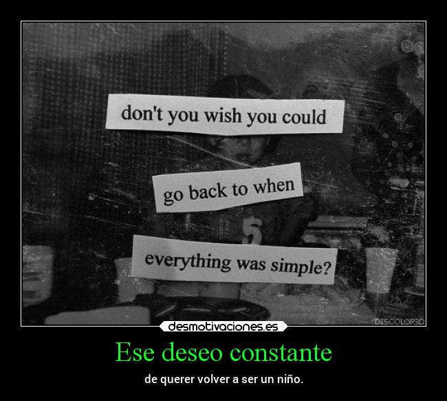 Ese deseo constante -