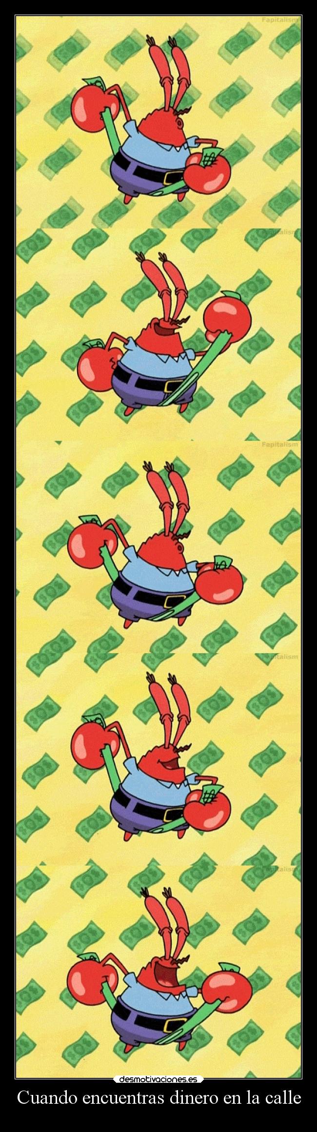 Cuando encuentras dinero en la calle -