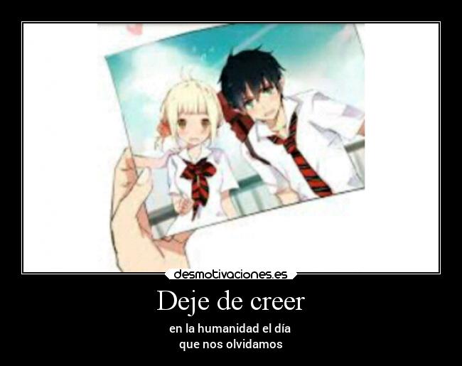 Deje de creer - 
