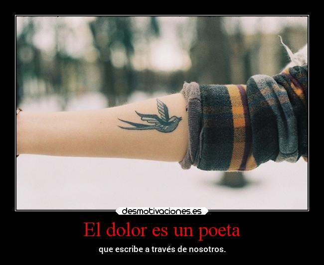 El dolor es un poeta - 