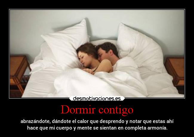 Dormir contigo - 