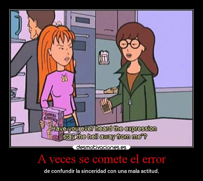 A veces se comete el error - 