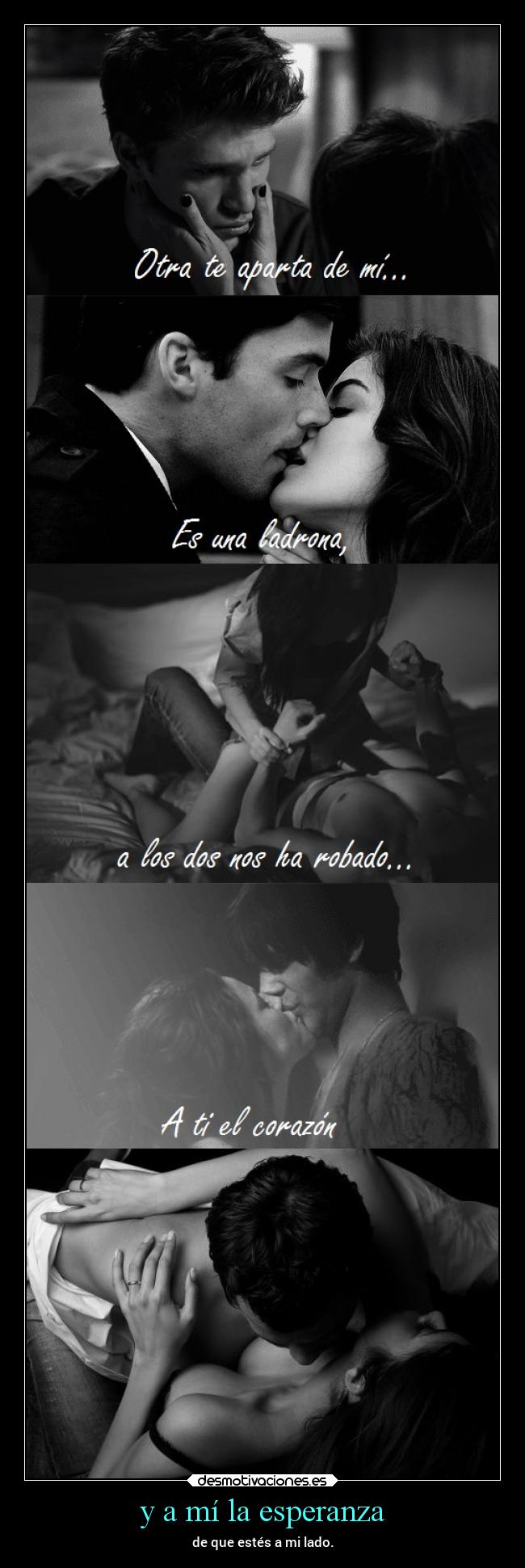 y a mí la esperanza -