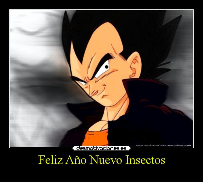 Feliz Año Nuevo Insectos -