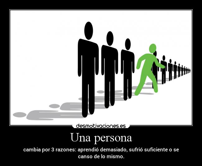 Una persona - 