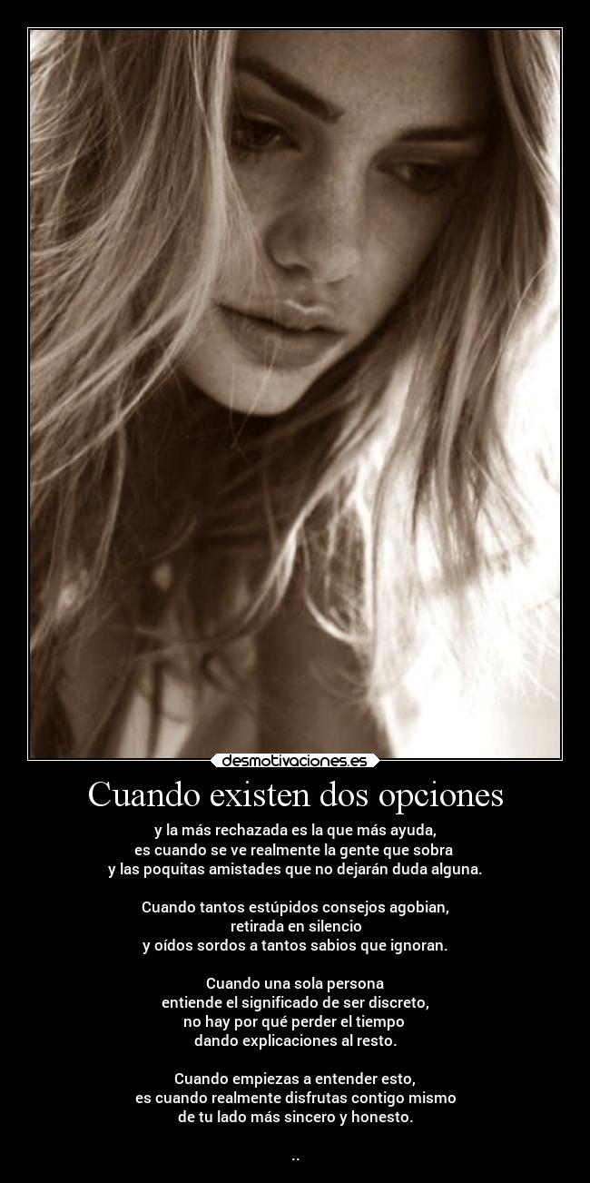 Cuando existen dos opciones - 