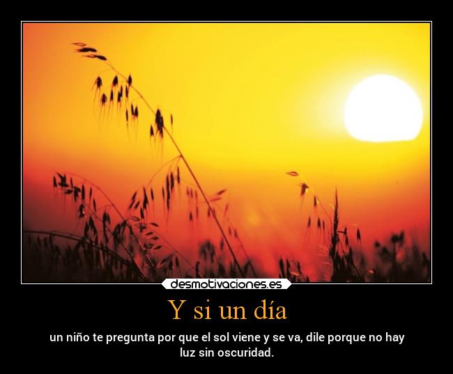 Y si un día - 