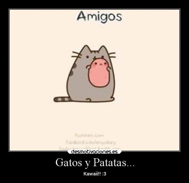 Gatos y Patatas... - Kawaii!! :3