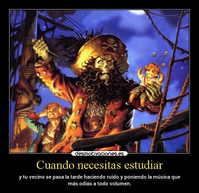 Cuando necesitas estudiar -