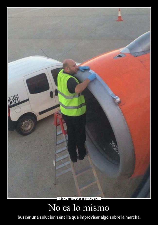 No es lo mismo -